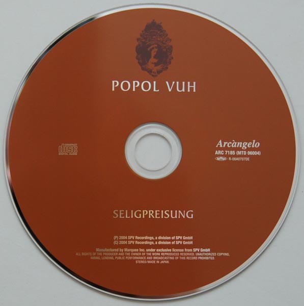 CD, Popol Vuh - Seligpreisung