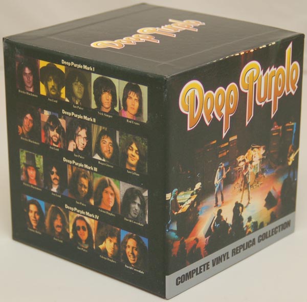 Front Lateral View, Deep Purple - Complete Vinyl Replica Collection box