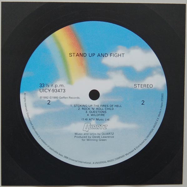 Back Label, Quartz - Stand Up And Fight 
