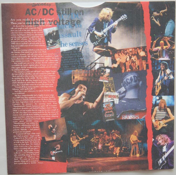 Inner sleeve side A, AC/DC - Razors Edge