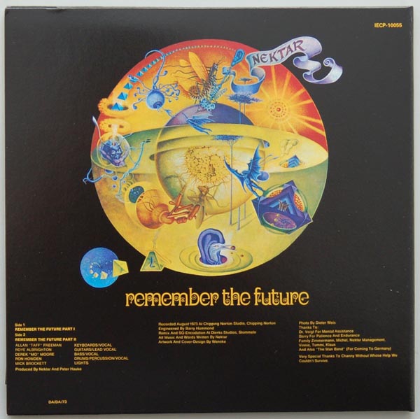 Back cover, Nektar - Remember The Future