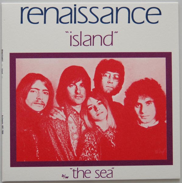 Mini CD single front sleeve, Renaissance - Renaissance + Island/The Sea single
