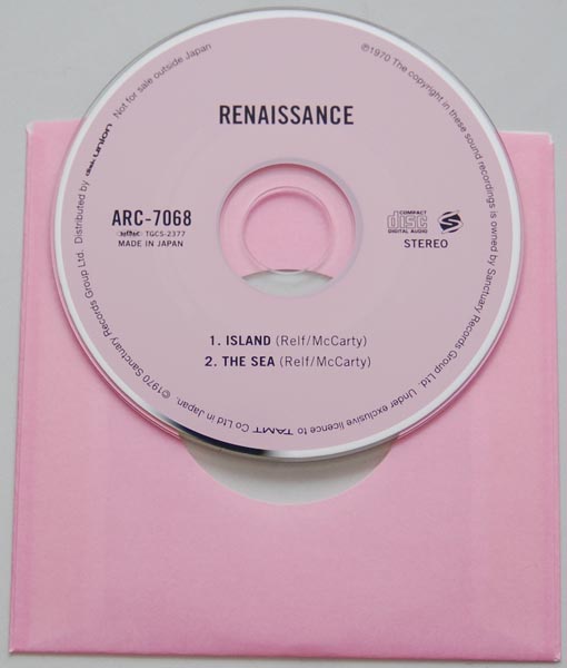 Mini CD single, Renaissance - Renaissance + Island/The Sea single
