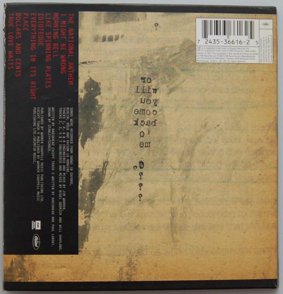 Back cover, Radiohead - I Might Be Wrong - Live Recordings