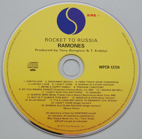 CD, Ramones - Rocket To Russia +5