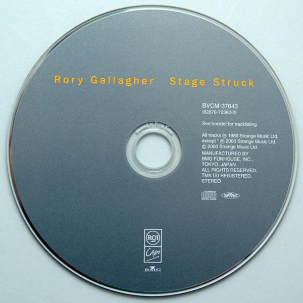 CD, Gallagher, Rory - Stage Struck
