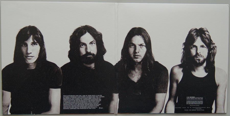 Gatefold open, Pink Floyd - Meddle