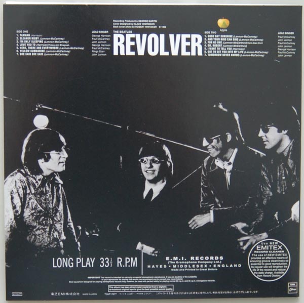 Back cover, Beatles (The) - Revolver