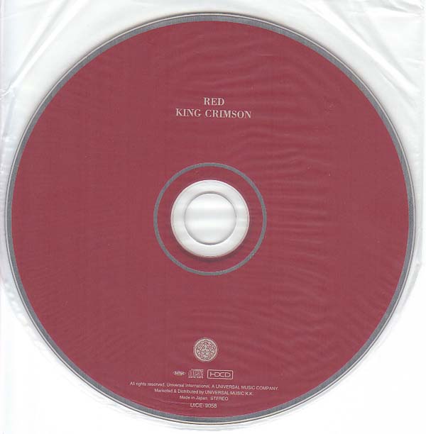 CD, King Crimson - Red