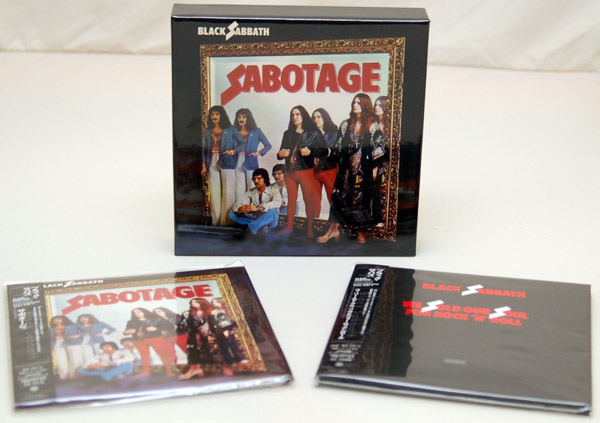 Box contents, Black Sabbath - Sabotage Box