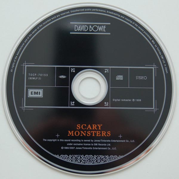 CD, Bowie, David - Scary Monsters (and Super Creeps)