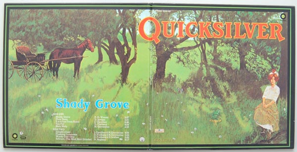 Cover unfolded, Quicksilver Messenger Service - Shady Grove
