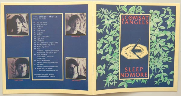 Booklet, Comsat Angels (The) - Sleep No More