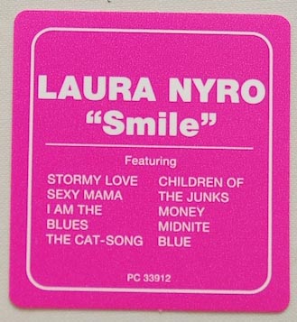 Sticker, Nyro, Laura  - Smile 