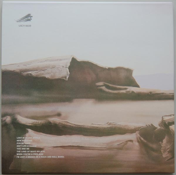 Back cover, Moody Blues (The) - Seventh Sojourn
