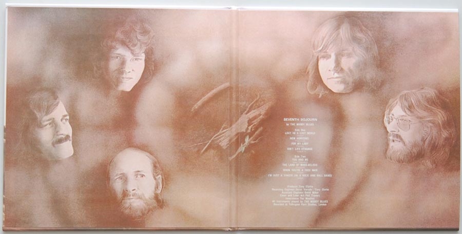 Gatefold open, Moody Blues (The) - Seventh Sojourn