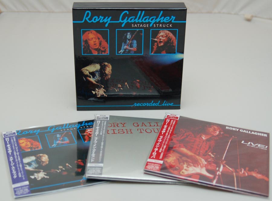 Box contents, Gallagher, Rory - Satage Struck Box