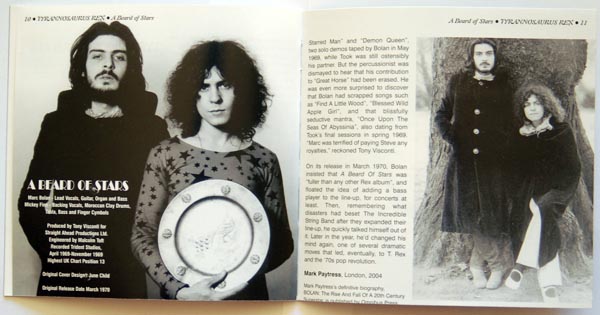 Booklet pages 10 & 11, T Rex (Tyrannosaurus Rex) - A Beard Of Stars +16