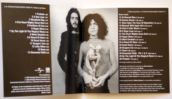 Booklet pages 2 & 3, T Rex (Tyrannosaurus Rex) - A Beard Of Stars +16