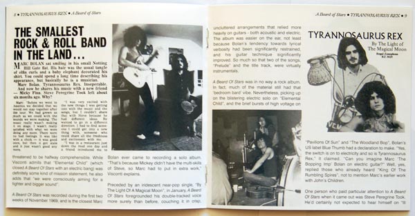 Booklet pages 8 & 9, T Rex (Tyrannosaurus Rex) - A Beard Of Stars +16