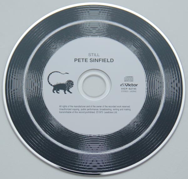 CD, Sinfield, Pete - Still