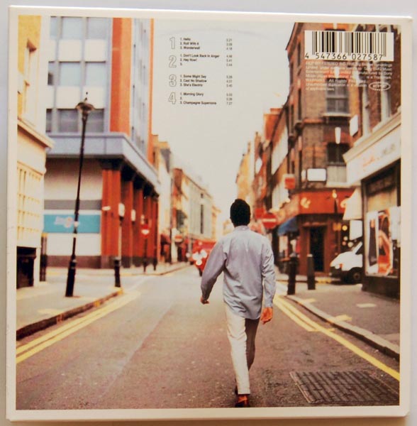 Back cover, Oasis - (What's the Story) Morning Glory