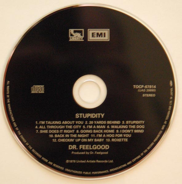 CD, Dr Feelgood - Stupidity