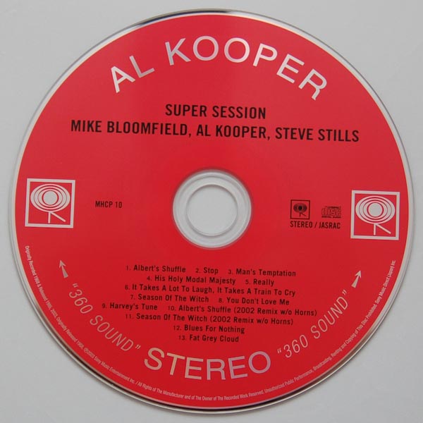 CD, Bloomfield + Kooper + Stills - Super Session +4