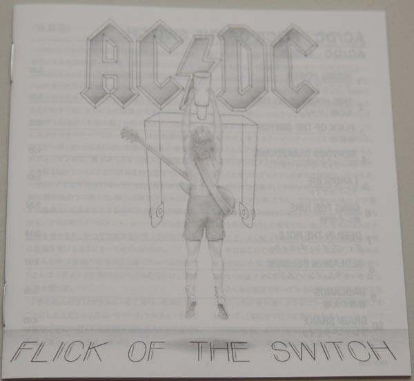 Lyric book, AC/DC - Flick Of The Switch