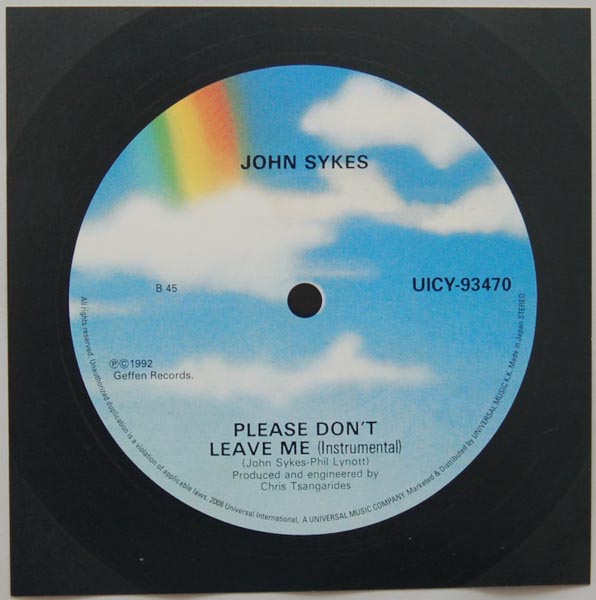 Back Label, Sykes, John - Please Don´t Leave Me