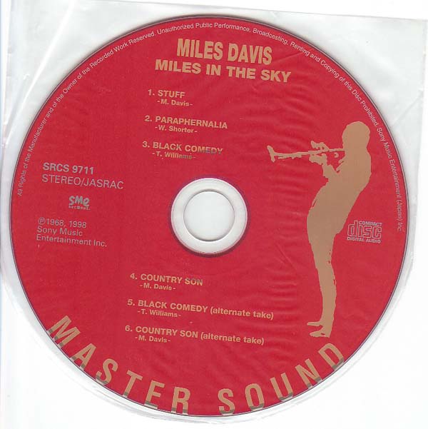CD, Davis, Miles - Miles In The Sky