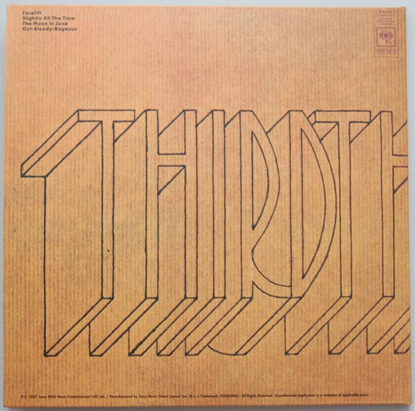 Back cover, Soft Machine - Third