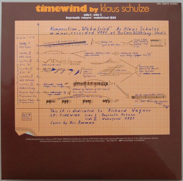Back cover, Schulze, Klaus - Timewind