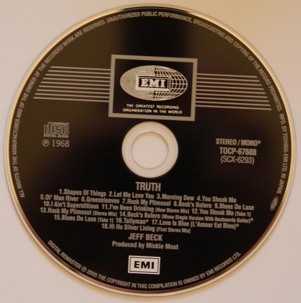 CD, Beck, Jeff - Truth