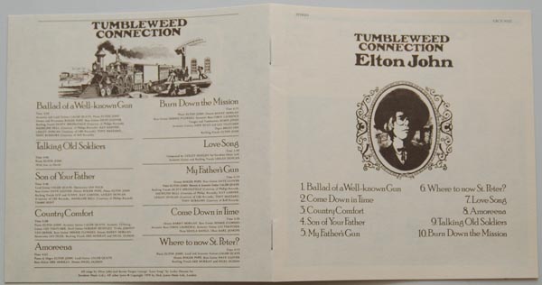 Booklet, John, Elton - Tumbleweed Connection