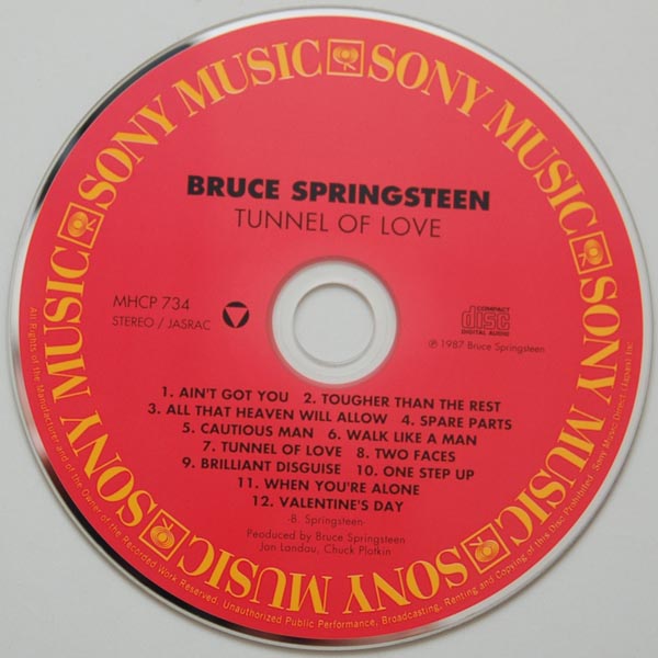 CD, Springsteen, Bruce - Tunnel Of Love