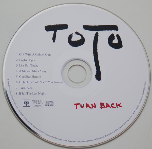 CD, Toto - Turn Back