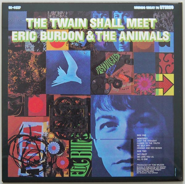 Back cover, Burdon, Eric + The Animals - The Twain Shall Meet