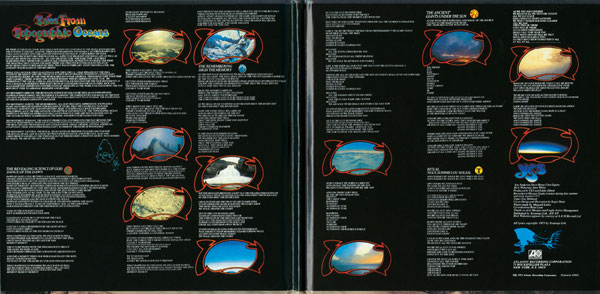 Inner gatefold, Yes - Tales From Topographic Oceans