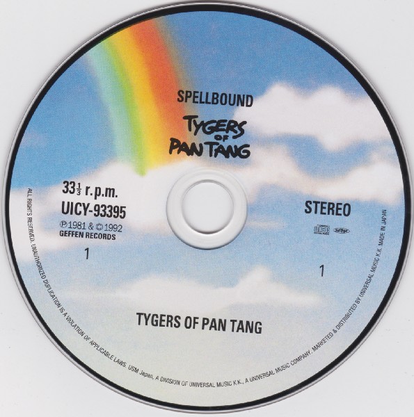 CD, Tygers Of Pan Tang - Spellbound