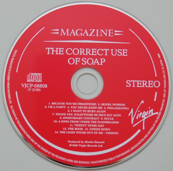 CD, Magazine - Correct Use Of Soap