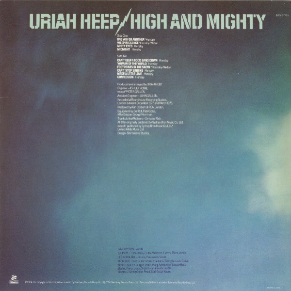 back, Uriah Heep - High And Mighty (+8)