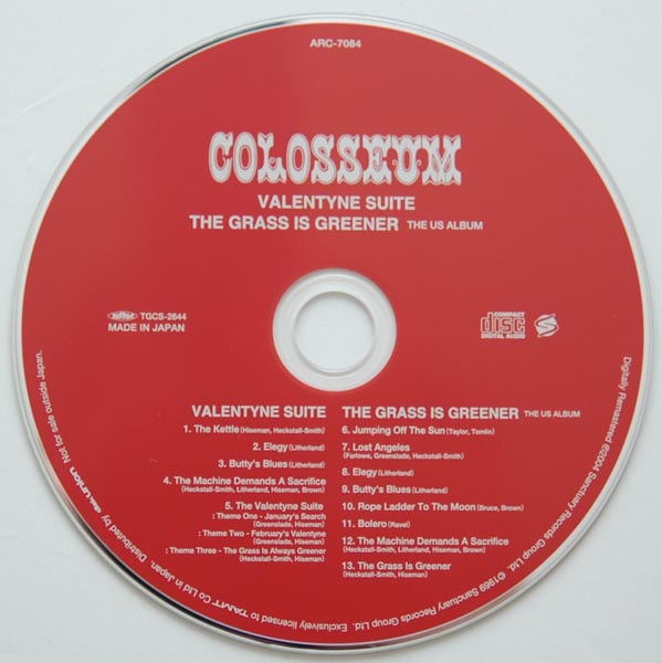 CD, Colosseum - Valentyne Suite / Grass Is Greener
