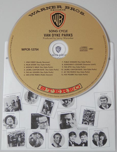 CD, Van Dyke Parks - Song Cycle