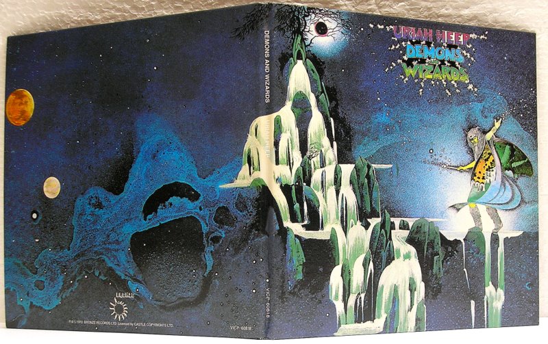 Front Cover, Uriah Heep - Demons and Wizards