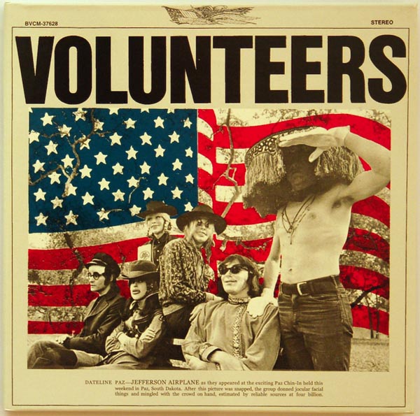 Front cover, Jefferson Airplane - Volunteers +5