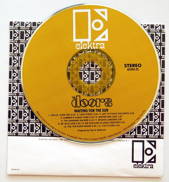 CD and inner sleeve, Doors (The) - Waiting for the Sun