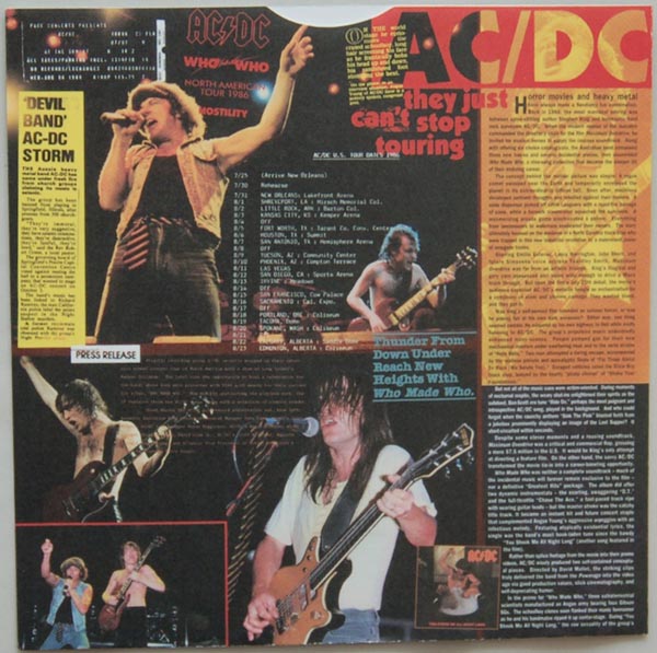 Inner sleeve side A, AC/DC - Who Made Who