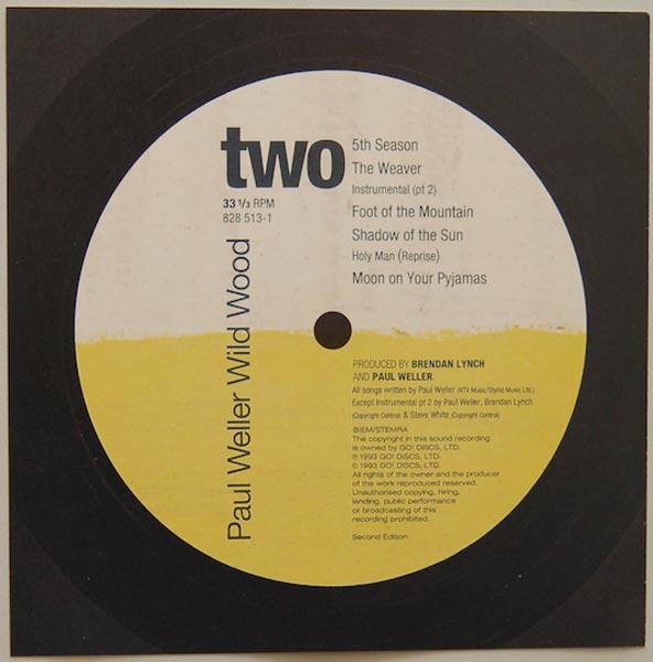 Back Label, Weller, Paul  - Wild Wood 
