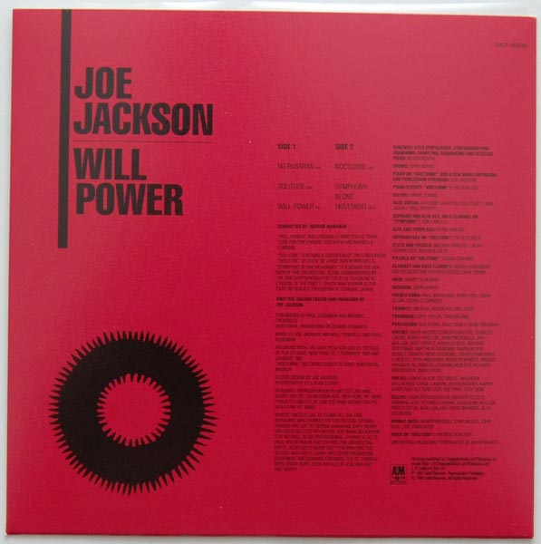 Inner sleeve B, Jackson, Joe - Will Power